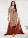 Picture of Classy Crepe Rosy Brown Straight Cut Salwar Kameez