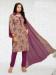 Picture of Elegant Crepe Rosy Brown Straight Cut Salwar Kameez