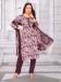 Picture of Ravishing Crepe Dim Gray Straight Cut Salwar Kameez