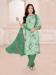 Picture of Splendid Crepe Powder Blue Straight Cut Salwar Kameez