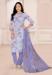 Picture of Crepe Light Steel Blue Straight Cut Salwar Kameez