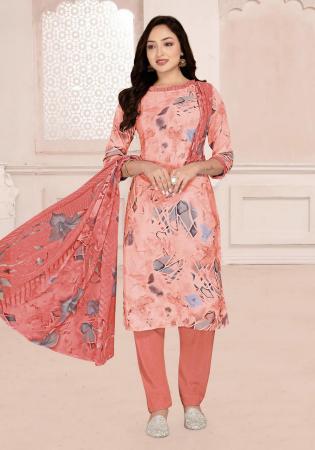 Picture of Resplendent Crepe Wheat Straight Cut Salwar Kameez