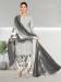 Picture of Admirable Crepe Dim Gray Straight Cut Salwar Kameez