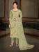Picture of Splendid Crepe Dark Khaki Straight Cut Salwar Kameez