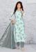 Picture of Fascinating Crepe Powder Blue Straight Cut Salwar Kameez