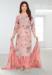 Picture of Pretty Crepe Rosy Brown Straight Cut Salwar Kameez