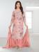 Picture of Pretty Crepe Rosy Brown Straight Cut Salwar Kameez