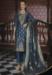 Picture of Gorgeous Silk Dark Slate Grey Readymade Salwar Kameez