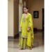 Picture of Elegant Chiffon Golden Rod Readymade Salwar Kameez
