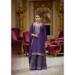 Picture of Chiffon Dark Slate Blue Readymade Salwar Kameez