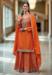 Picture of Taking Chiffon Dark Khaki Readymade Salwar Kameez