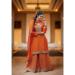 Picture of Taking Chiffon Dark Khaki Readymade Salwar Kameez