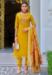 Picture of Chiffon Dark Golden Rod Readymade Salwar Kameez