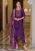 Picture of Enticing Chiffon Purple Readymade Salwar Kameez