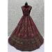 Picture of Exquisite Chiffon Maroon Lehenga Choli