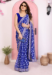 Picture of Taking Georgette Dark Slate Blue Saree