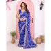 Picture of Taking Georgette Dark Slate Blue Saree