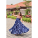 Picture of Charming Georgette Midnight Blue Readymade Gown