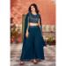 Picture of Georgette Midnight Blue Readymade Salwar Kameez
