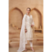 Picture of Cotton Ghost White Straight Cut Salwar Kameez