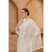 Picture of Cotton Ghost White Straight Cut Salwar Kameez