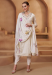 Picture of Delightful Cotton White Straight Cut Salwar Kameez