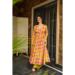 Picture of Wonderful Rayon Golden Rod Readymade Salwar Kameez