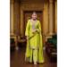 Picture of Chiffon Dark Golden Rod Readymade Salwar Kameez