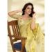 Picture of Marvelous Linen & Silk Khaki Saree