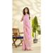 Picture of Ravishing Linen & Silk Pink Saree