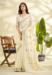 Picture of Pretty Linen & Silk Beige Saree