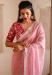 Picture of Comely Organza Dark Salmon Saree