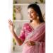 Picture of Comely Organza Dark Salmon Saree