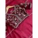 Picture of Pleasing Organza Maroon Saree