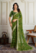 Picture of Radiant Georgette Olive Drab Saree