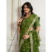 Picture of Radiant Georgette Olive Drab Saree