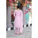 Picture of Shapely Georgette Pink Straight Cut Salwar Kameez