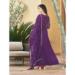 Picture of Charming Georgette Purple Anarkali Salwar Kameez