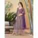 Picture of Charming Georgette Purple Anarkali Salwar Kameez