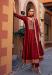 Picture of Ideal Silk Fire Brick Readymade Salwar Kameez