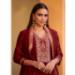Picture of Ideal Silk Fire Brick Readymade Salwar Kameez