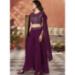 Picture of Taking Georgette Purple Readymade Salwar Kameez