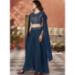 Picture of Sublime Georgette Navy Blue Readymade Salwar Kameez