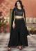 Picture of Well Formed Georgette Black Readymade Salwar Kameez