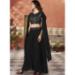 Picture of Well Formed Georgette Black Readymade Salwar Kameez