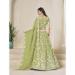 Picture of Pleasing Chiffon Dark Khaki Lehenga Choli