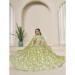 Picture of Pleasing Chiffon Dark Khaki Lehenga Choli