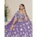 Picture of Marvelous Chiffon Light Slate Grey Lehenga Choli