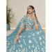 Picture of Pleasing Chiffon Dark Sea Green Lehenga Choli