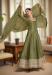 Picture of Nice Chiffon Dark Khaki Readymade Salwar Kameez